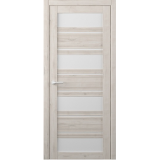 Дверь межкомнатная ALBERO West МОНТАНА Кремовый, стекло белое Дверь межкомнатная ALBERO West МОНТАНА Кремовый, стекло белое